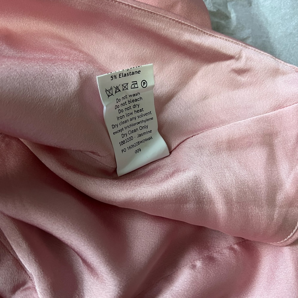 HOUSE OF CB 'Jasmine' Rose Pink Draped Strapless Corset Dress - Picture 11 of 13